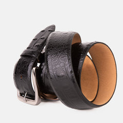 Randor Black Leather Belt - Vinci Leather