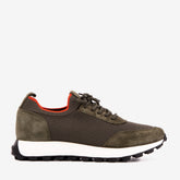 The Berlin Green Suede Leather Sneaker - Vinci Leather