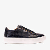 The Dublin Blue Leather Sneaker - Vinci Leather