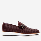 The Legacy Burgundy Leather Casual Loafer Shoe - Vinci Leather