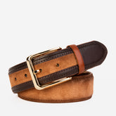The Regent Brown Leather Belt - Vinci Leather