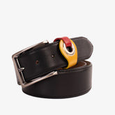 The Jackie Black Leather Belt - Vinci Leather