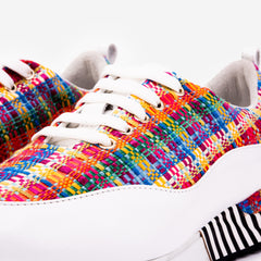 The Valencia White Leather Sneaker - Vinci Leather