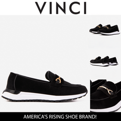 The Milan Black Leather Sneaker - Vinci Leather