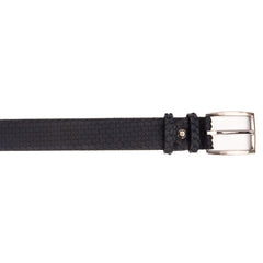 The Majesty Navy Blue Leather Belt - Vinci Leather