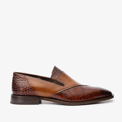 The Mississippi Tan Leather Loafer Shoe - Vinci Leather
