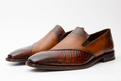 The Mississippi Tan Leather Loafer Shoe - Vinci Leather