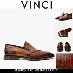 The Mississippi Tan Leather Loafer Shoe - Vinci Leather