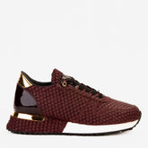 The Majesty Burgundy Leather Sneaker - Vinci Leather