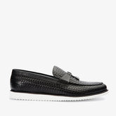 The Sperry Black Leather Tassel Loafer Shoe - Vinci Leather