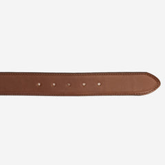The Torino Brown Calfskin Belt - Vinci Leather