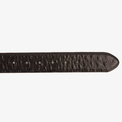 The Johannesburg Black Leather Belt - Vinci Leather