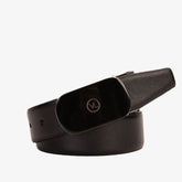 The Marzano Black Color Calfskin Belt - Vinci Leather