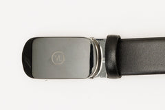The Marzano Black Color Calfskin Belt - Vinci Leather