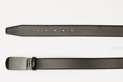 The Marzano Black Color Calfskin Belt - Vinci Leather