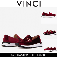 The Milan Burgundy Leather Sneaker - Vinci Leather