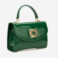 The Rosalinda Green Leather Handbag - Vinci Leather