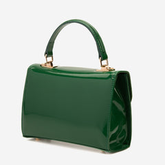 The Rosalinda Green Leather Handbag - Vinci Leather