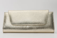 The Ege Gold Leather Clutch - Vinci Leather