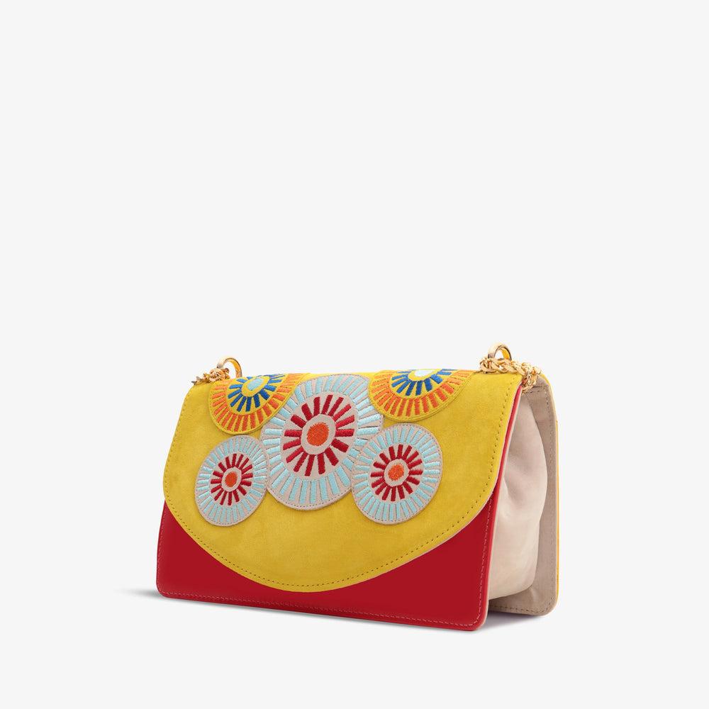 The Parama Yellow Leather Handbag - Vinci Leather