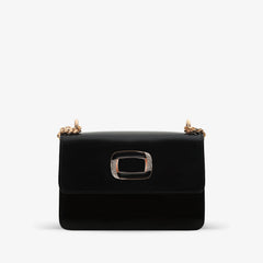 The Ferrara Black Patent Leather Handbag - Vinci Leather