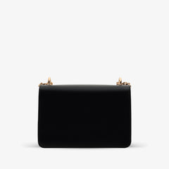 The Ferrara Black Patent Leather Handbag - Vinci Leather