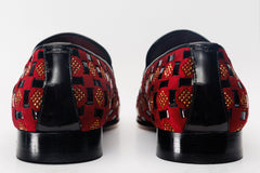 The Vicino Shoe Burgundy Bit Dress Loafer Limited Edition Shoe - Vinci Leather