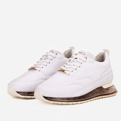 The Lexington White Sneaker - Vinci Leather
