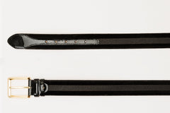 The Pontalto Black Leather Belt - Vinci Leather