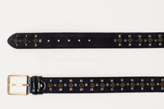 The Vicino Navy Leather Belt - Vinci Leather