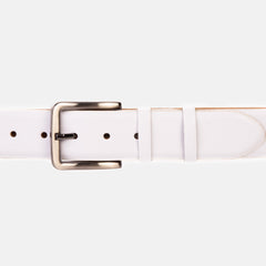 The Urgup White Calfskin Belt - Vinci Leather