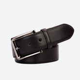 The Torino Black Calfskin Belt - Vinci Leather