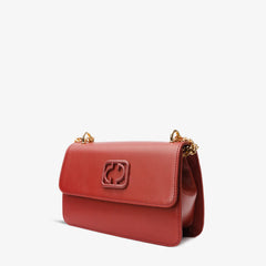 The Maneadero Dark Red Leather Handbag - Vinci Leather