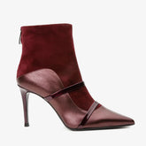 The Manila Burgundy Leather Ankle Boot - Vinci Leather