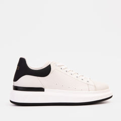 The Linq White Leather Sneaker - Vinci Leather