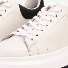 The Linq White Leather Sneaker - Vinci Leather