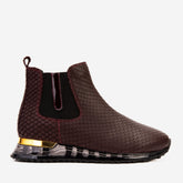 The Panther Burgundy Leather Chelsea Boot - Vinci Leather