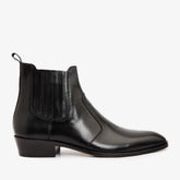 The Sorhag Black Leather Dress Boot - Vinci Leather