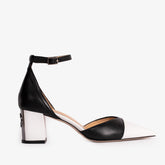 The Noella Black Leather Sandal - Vinci Leather