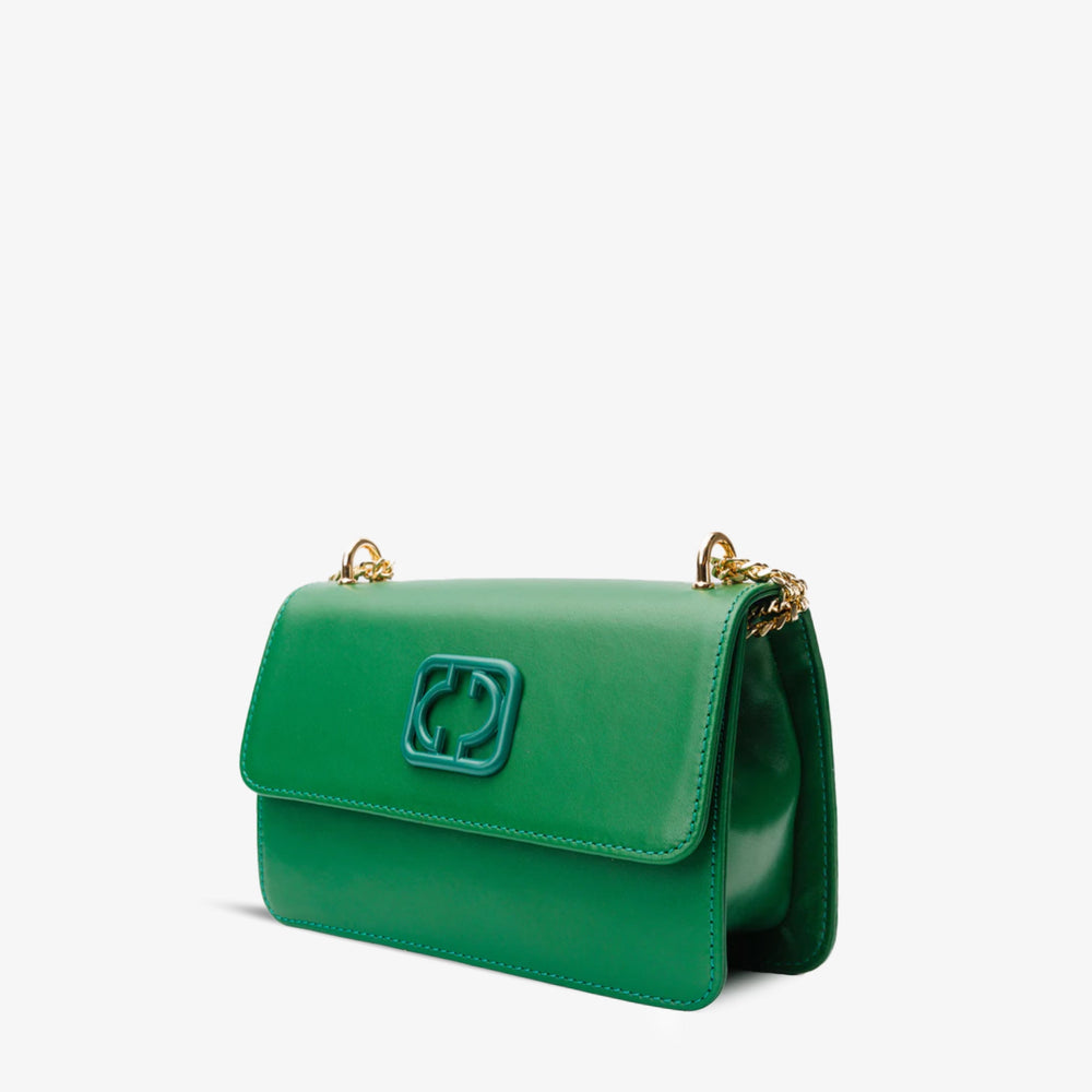 The Maneadero Green Leather Handbag - Vinci Leather