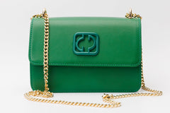 The Maneadero Green Leather Handbag - Vinci Leather