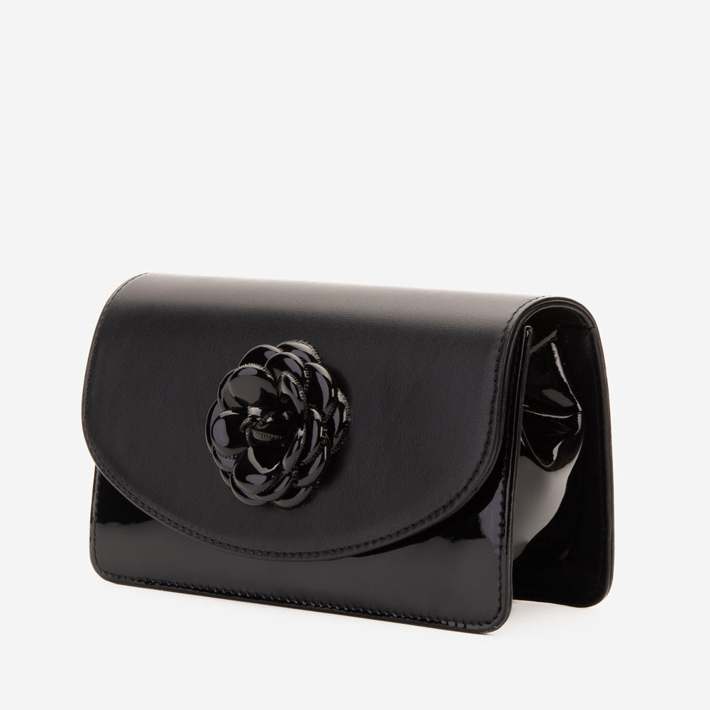 The Diva Black Leather Handbag - Vinci Leather