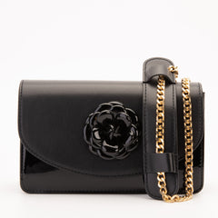 The Diva Black Leather Handbag - Vinci Leather