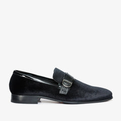The Casaletti Black Bit Loafer Shoe - Vinci Leather