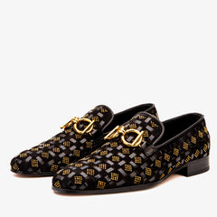 The Vicino Shoe Black Bit Dress Loafer - Vinci Leather
