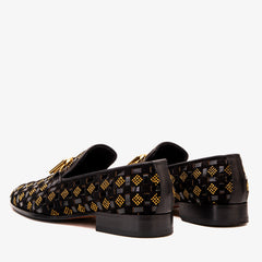 The Vicino Shoe Black Bit Dress Loafer - Vinci Leather