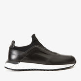 The Sonoma Black Leather Sneaker - Vinci Leather