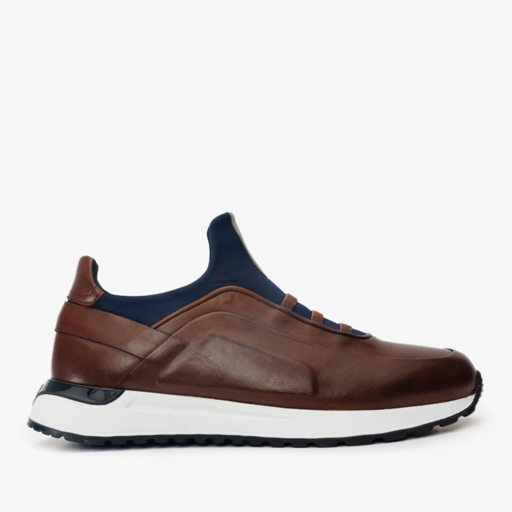 The Sonoma Tan Leather Sneaker - Vinci Leather