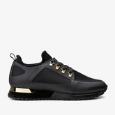 The Emir Black Leather Sneaker - Vinci Leather