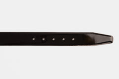 The Sun Reversible Black Patent Leather Belt - Vinci Leather